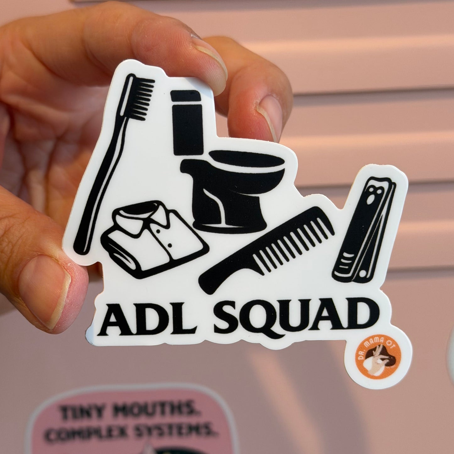 ADL Squad OT Sticker | Activities of Daily Living Advocacy