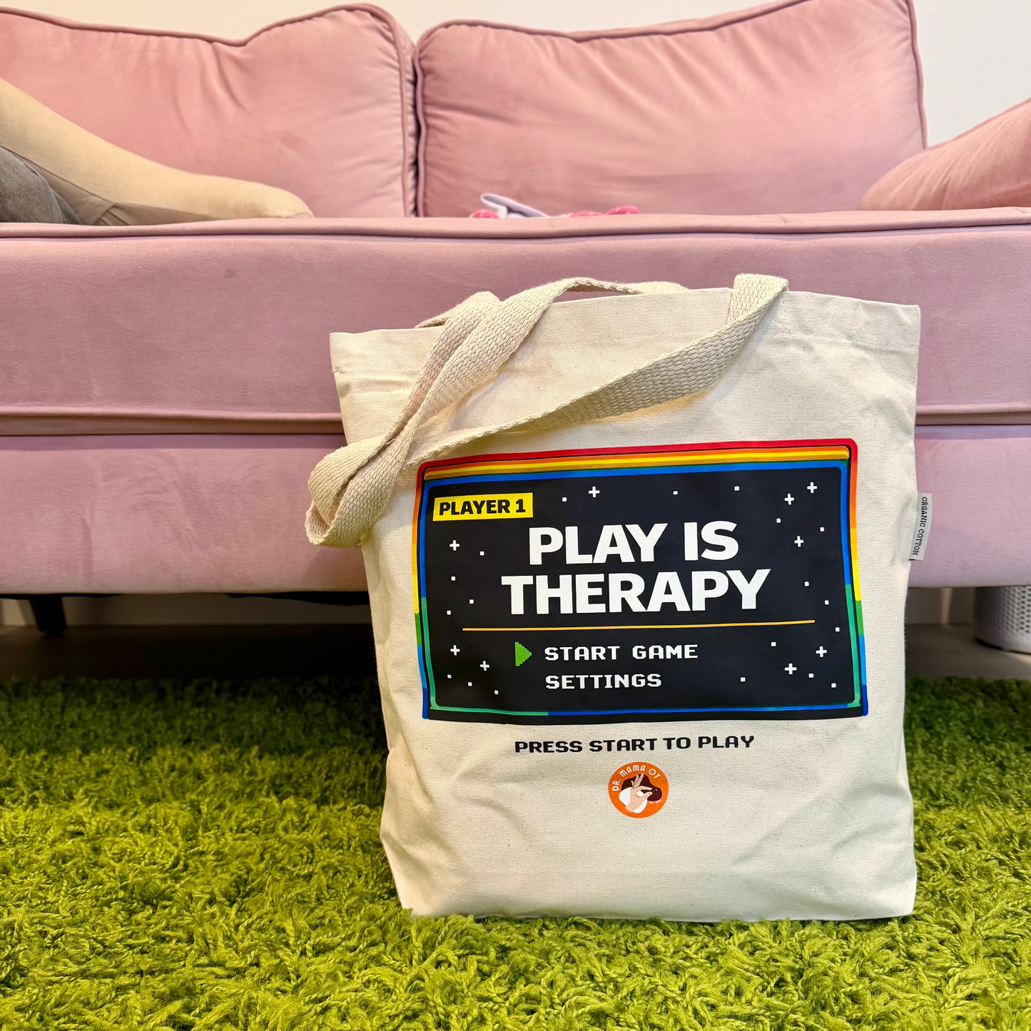 Play Is Therapy Tote Bag | Pediatric Occupational Therapy Gift & OT Tote