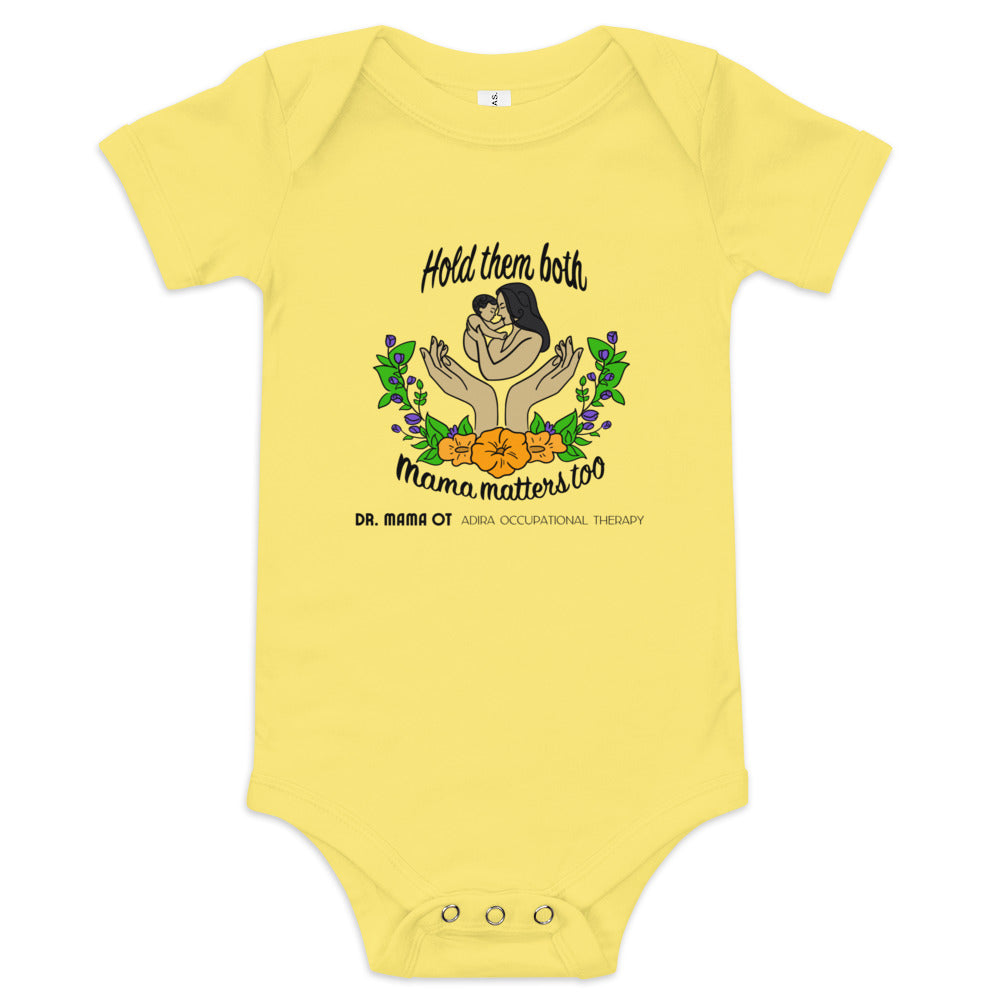 Mama Matters Too: Baby short sleeve one piece