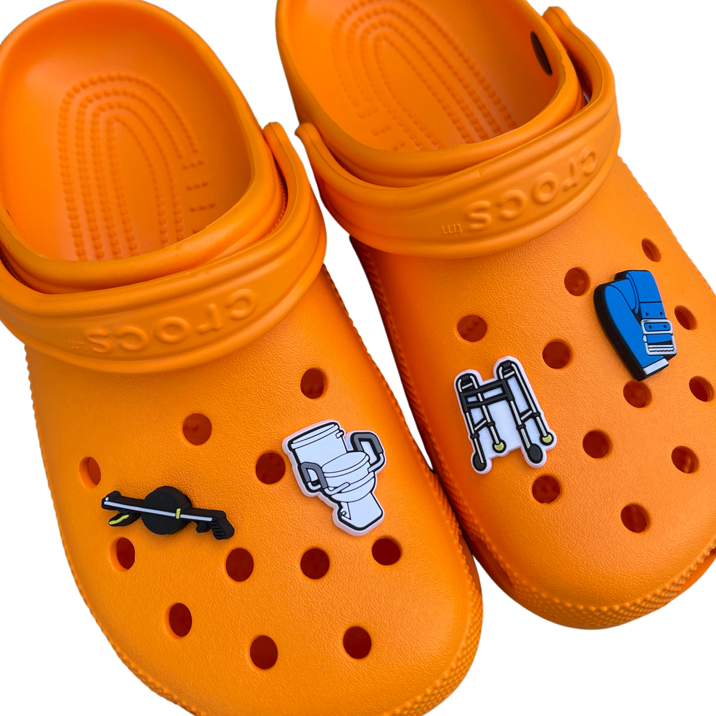 Raised Toilet Shoe Charm