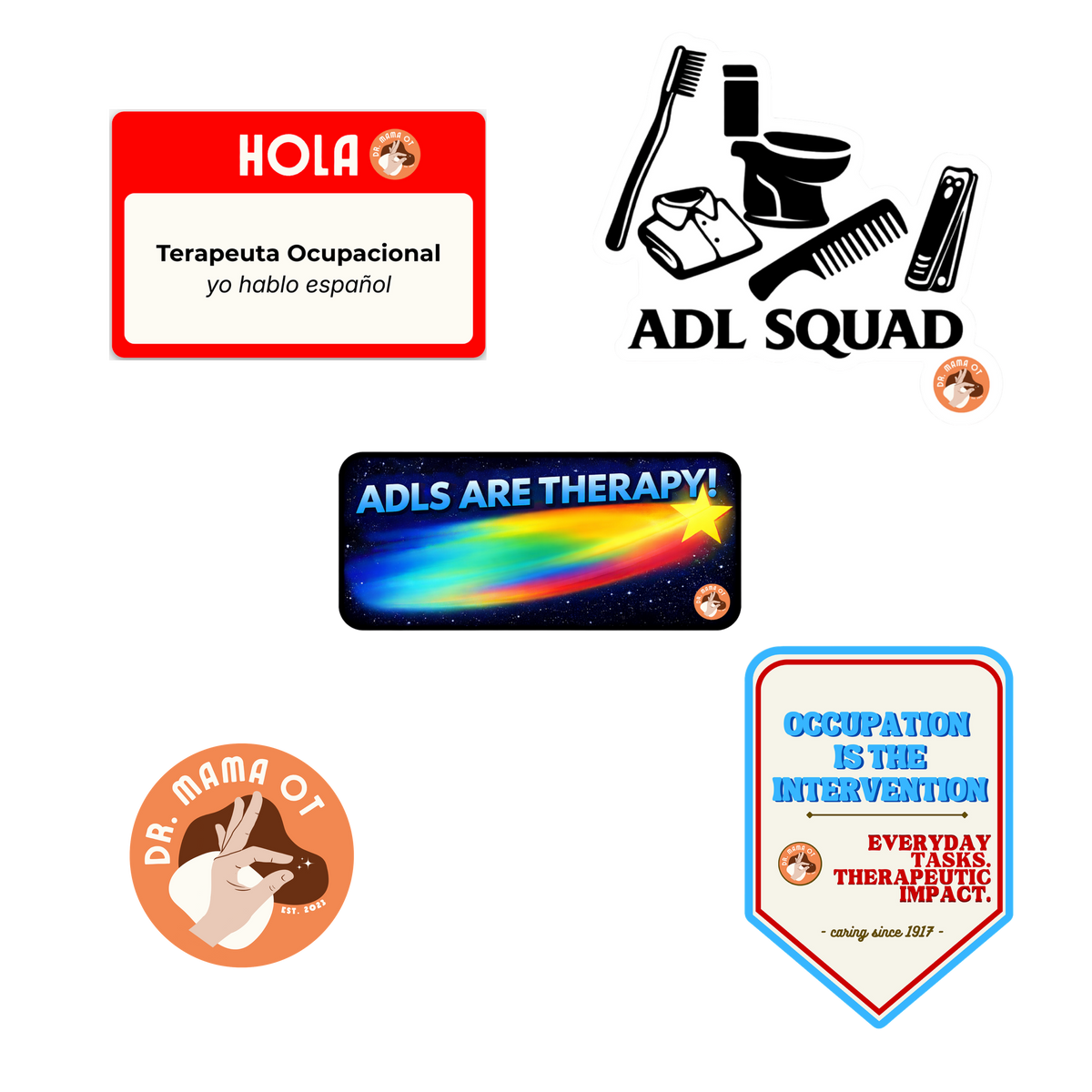 Ot Department Sticker Build Your Own OT Sticker Bundle – Dr. Mama OT