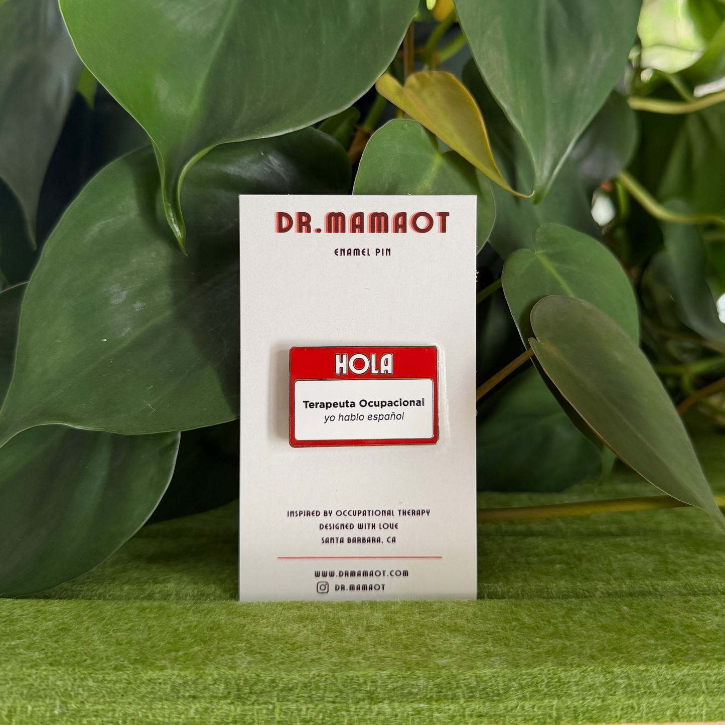 Hola Terapeuta Ocupacional Enamel Pin | Bilingual OT Advocacy