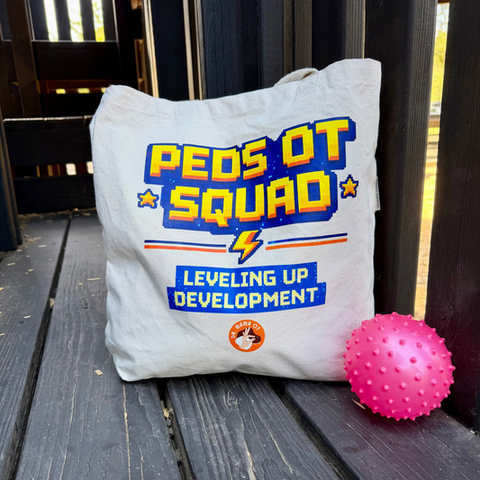 Peds OT Squad Tote Bag | Pediatric Occupational Therapy Gift & OT Tote