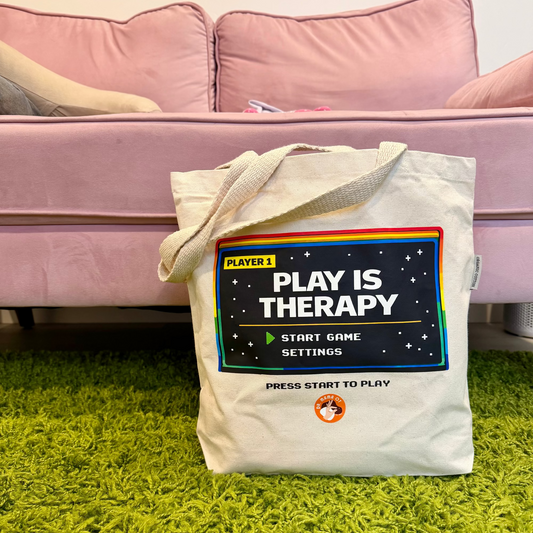 Play Is Therapy Tote Bag | Pediatric Occupational Therapy Gift & OT Tote