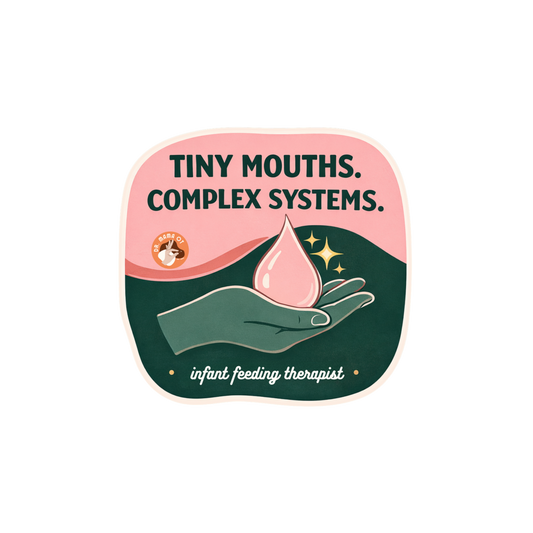 Tiny Mouths. Complex Systems. Sticker | Infant Feeding Therapist