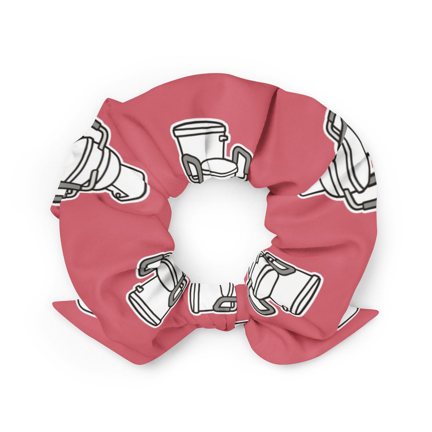 Raised Toilet Seat Cabernet: Recycled Scrunchie