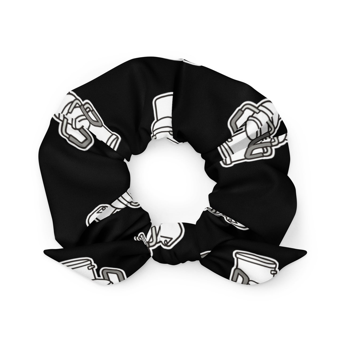 Raised Toilet Seat Black: Recycled Scrunchie