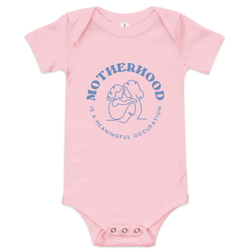 Motherhood is a Meaningful Occupation: Baby short sleeve one piece