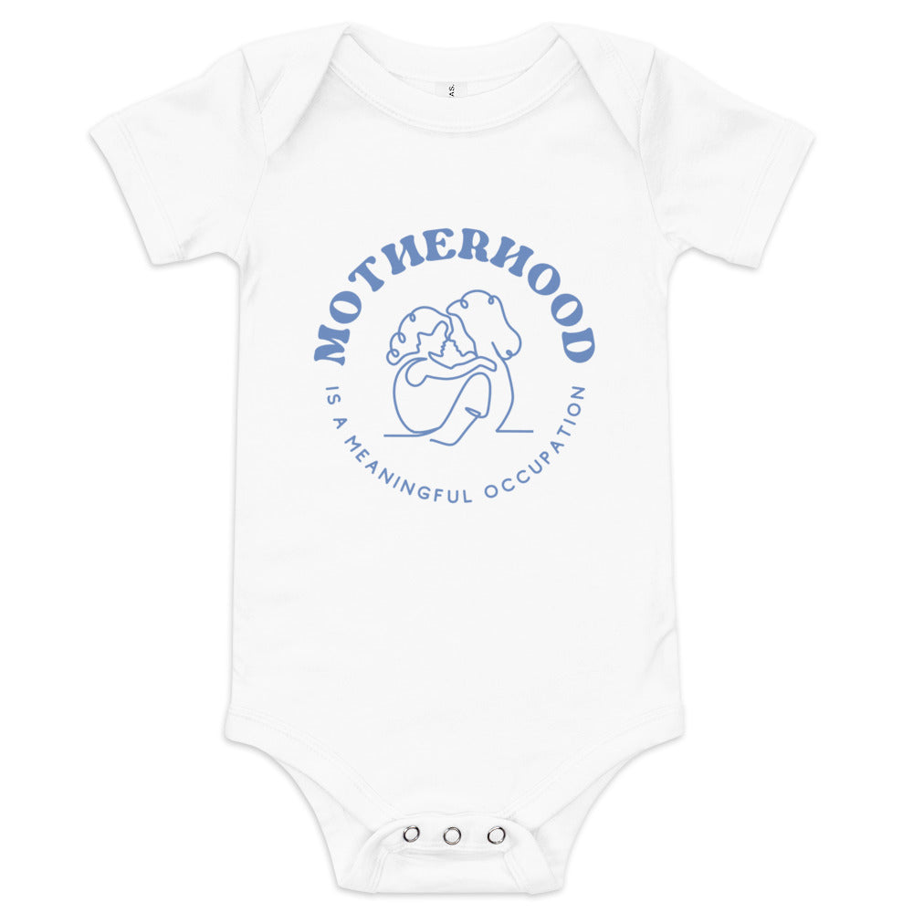 Motherhood is a Meaningful Occupation: Baby short sleeve one piece