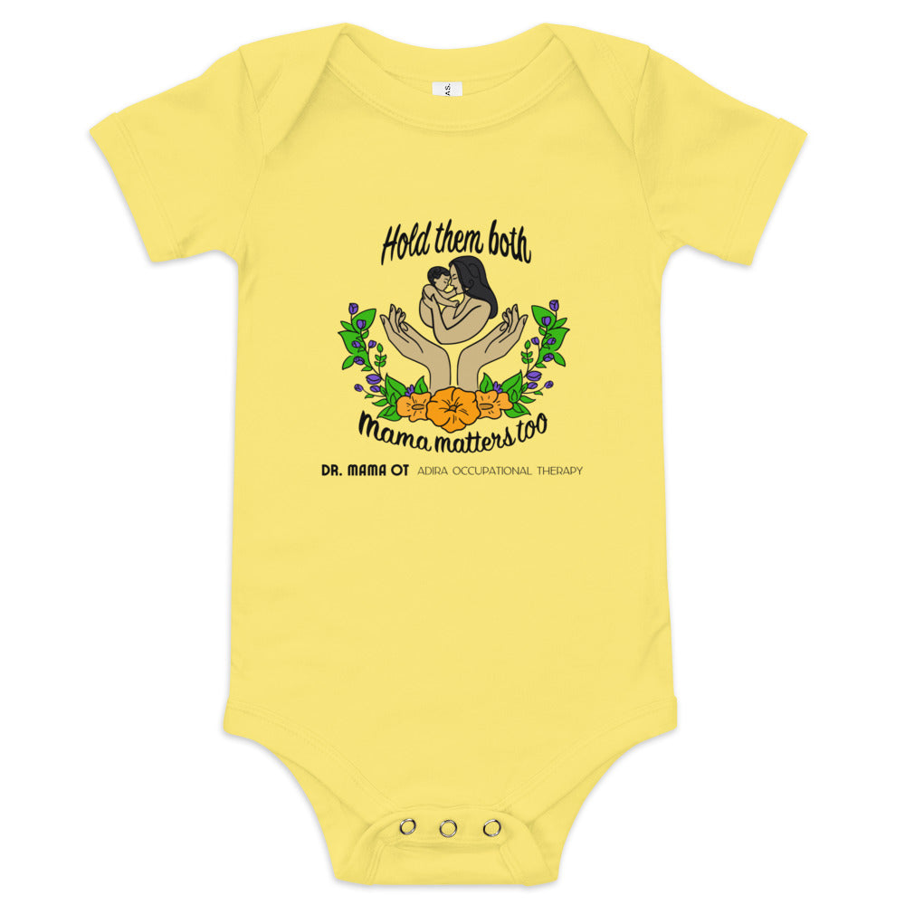 Mama Matters Too: Baby short sleeve one piece