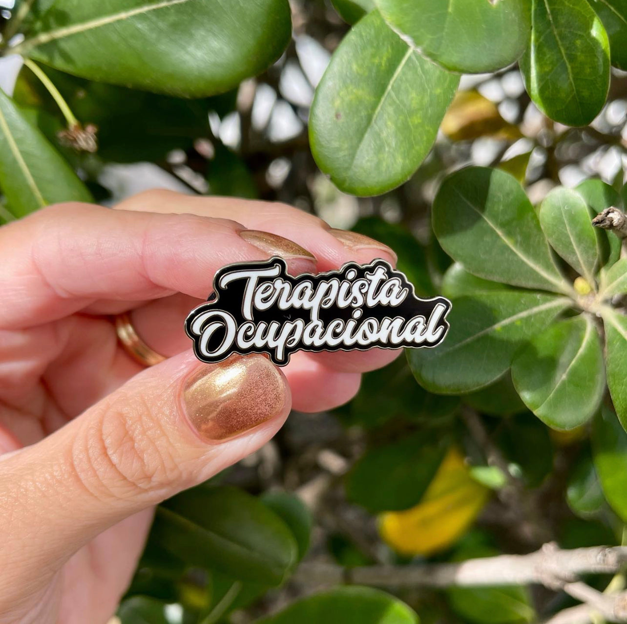 Terapista Ocupacional Enamel Pin